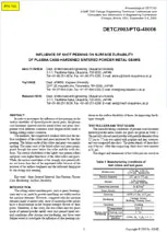 Influence on Shot Peening of Surface Durability of Plasma Case Hardened Sintered Powdered Metal Gears