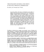 Surface Treatment & Residual Stress Effects on the Fatigue Strength of Carburised Gears